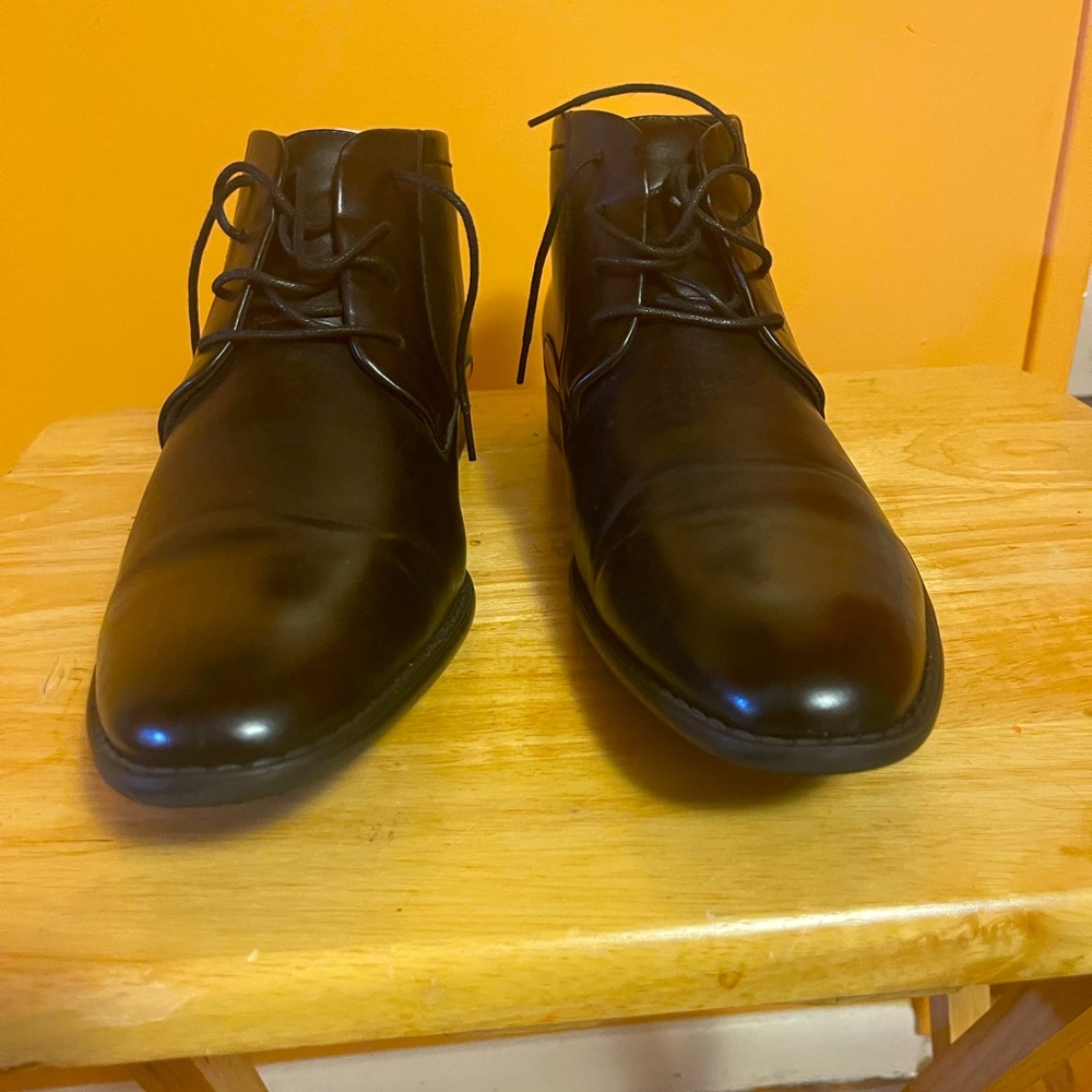 Brand New Black Mens ankle boot by Adolfo Size 13